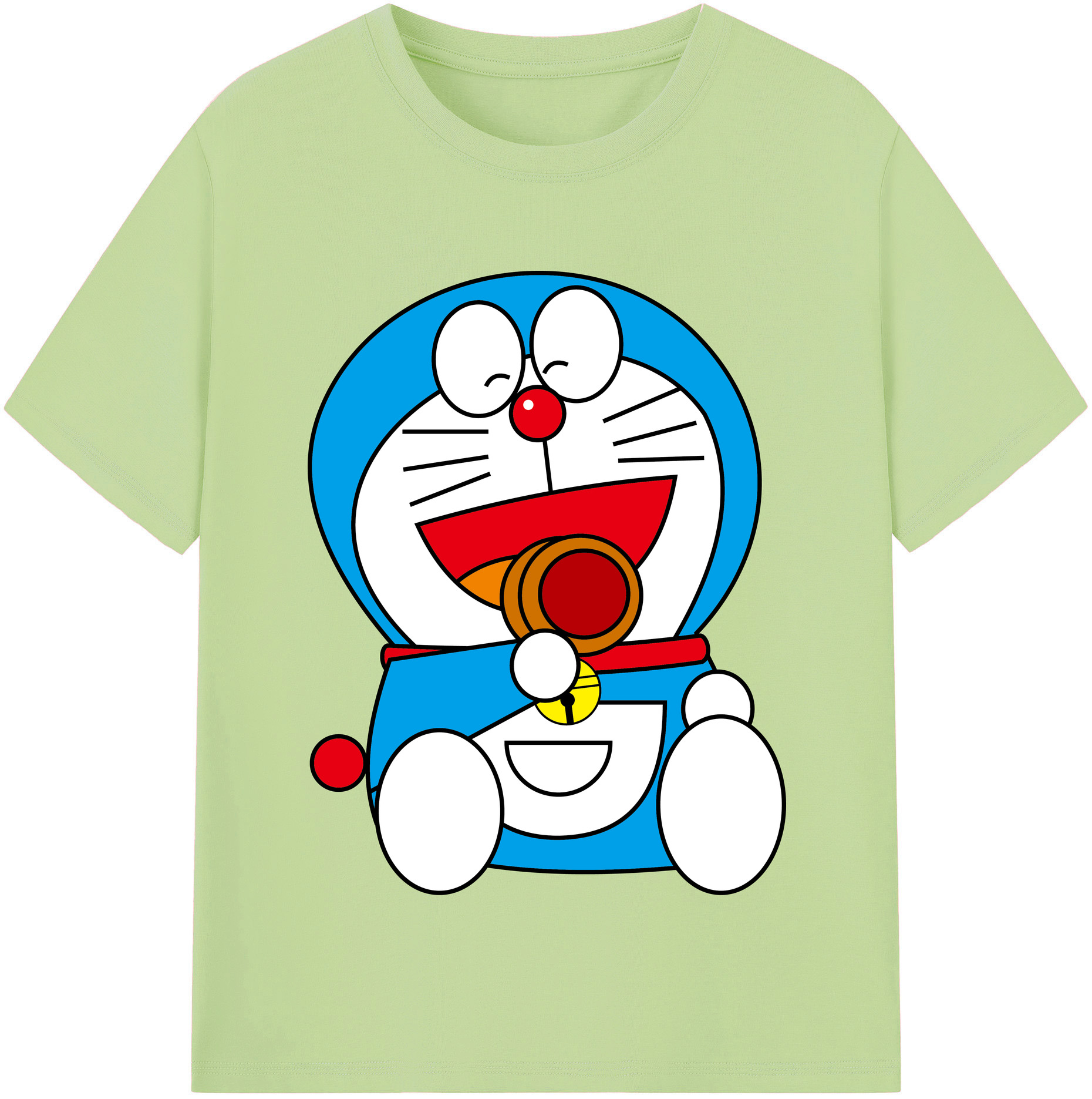 （画像用） ドラえもん Doraemon 綿100％半袖Tシャツ（フロントプリント）